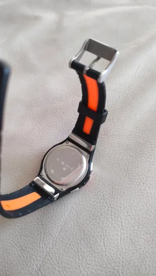 Reloj juvenil Tekday negro y naranja