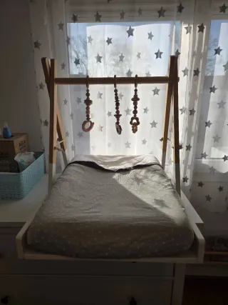 Cambiador bebé blanco