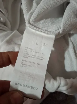 Pantaloncino Dsquared2 Bianco