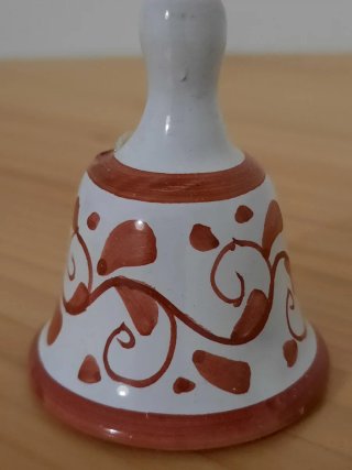 Campanella in ceramica decorata