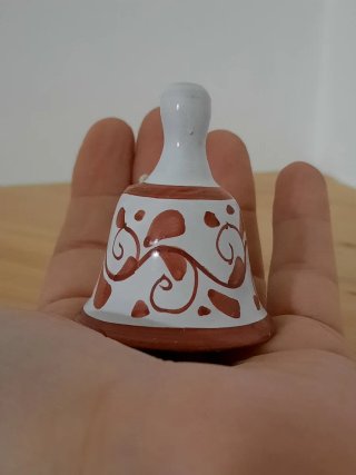 Campanella in ceramica decorata