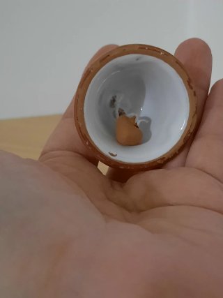 Campanella in ceramica decorata