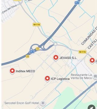 Nave en venta poligono R2 en Meco