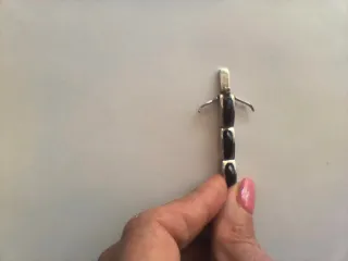 Pulsera de azabache y plata de ley