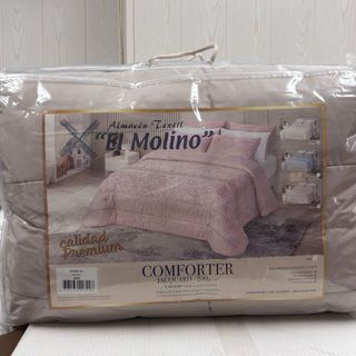 Edredones rosa, azul o beige 135/150 cm con fundas