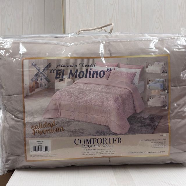 Edredones rosa, azul o beige 135/150 cm con fundas