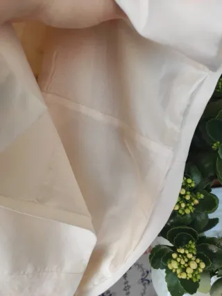 Blazer ZARA americana crema doble botonadura