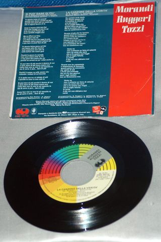 pack dischi 45 giri musica italiana anni 80