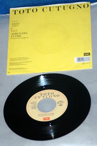 pack dischi 45 giri musica italiana anni 80