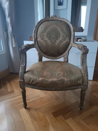 2 Butacas Antiguas Terciopelo