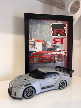 Cuadro 3D Nissan Skyline R34