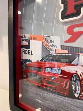 Cuadro 3D Nissan Skyline R34