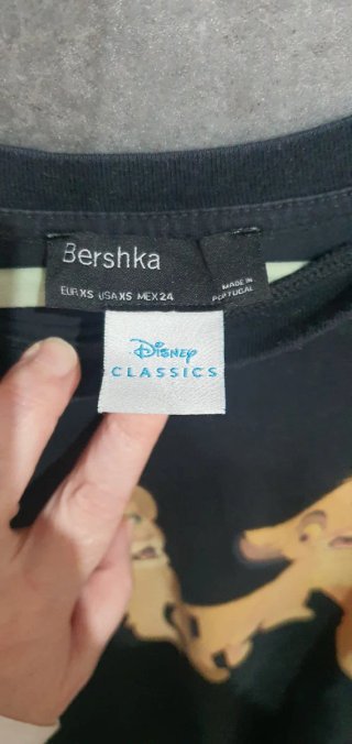 Camiseta Larga Disney Rey León Bershka Talla XS
