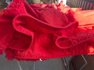 Vestido Flamenca Rojo Lunares