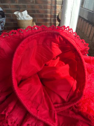 Vestido Flamenca Rojo Lunares