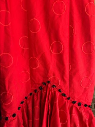 Vestido Flamenca Rojo Lunares