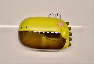 Máquina burbujas para el baño dinosaurio niños