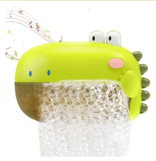 Máquina burbujas para el baño dinosaurio niños