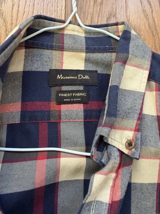 Camisa cuadros Massimo Dutti