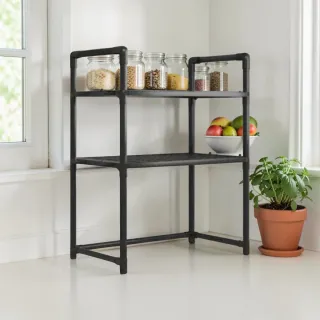 Ripiano porta microonde in metallo