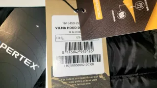 Plumas chaqueta mujer L, Ternua Vilman nueva.