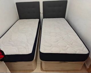 Colchón y canapé abatible