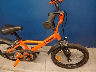 Bicicleta niños 16 pulgadas Btwin 500 Robot naranja 4,5-6