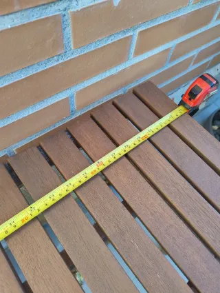 Banco de madera para exterior