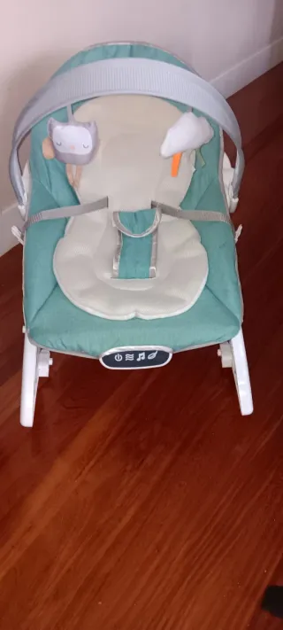 Hamaca para bebé color turquesa