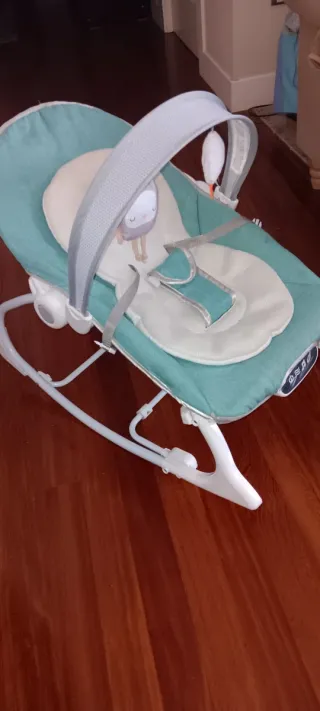 Hamaca para bebé color turquesa