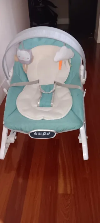 Hamaca para bebé color turquesa