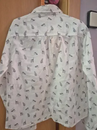 Camisa infantil diseño gatos