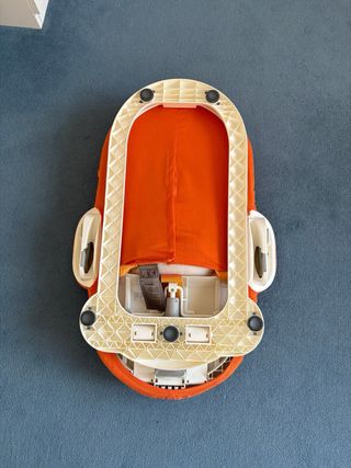 Hamaca y balancín Stokke naranja bebé