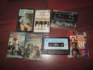 Lote Variado Cintas Cassette Música Clásica y Pop
