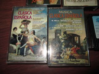 Lote Variado Cintas Cassette Música Clásica y Pop