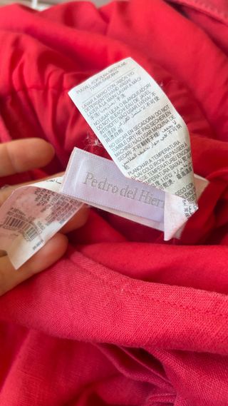 Mono lino Pedro del Hierro rojo