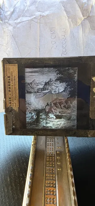 Serie Lastre Vetro Lanterna Magica Sacre