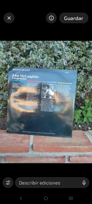 Vinilo John McLaughlin Extrapolation Jazz