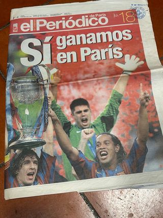 El Periódico 18-05-2006 Champions