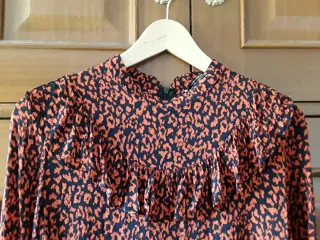 URGE!! Vestido rojo animal print XS ZARA