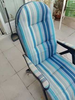 Sillón reclinable de terraza