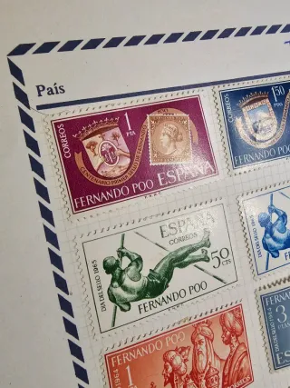 Sellos España Fernando Poo 1960-1966