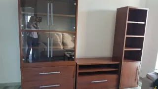 URGE VENTA. Mueble de salón madera y cristal