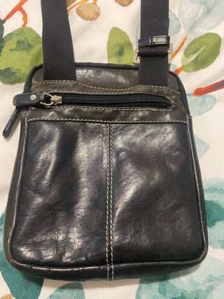 Bolso bandolera de piel