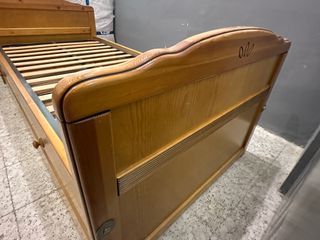 Cama nido de madera (90x190) - Incluye somier extr