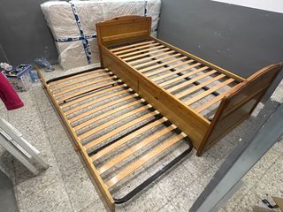 Cama nido de madera (90x190) - Incluye somier extr