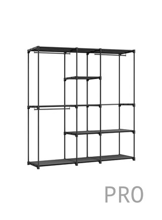 Perchero, Guardarropa, con Barras, Vestidor, tela