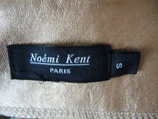 Gonna ecopelle argento taglia S