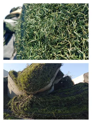 Césped artificial reciclado