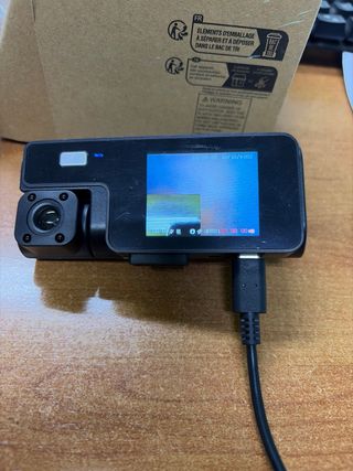 cámara para automóvil (dash cam). A estrenar